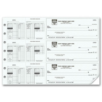 3-To-A-Page Payroll Checks with Maximum Deductions