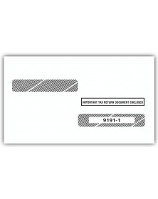 2021 4-Up Box Laser W-2 Double-Window Envelope w2 envelopes , 1099 Tax Envelopes