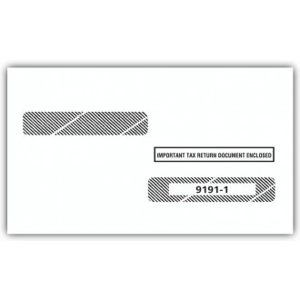 4 Up Box Laser W 2 Double Window Envelope