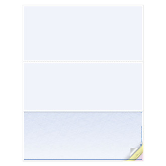 Blank Laser Checks, Bottom Format