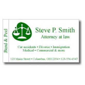 Fully Custom Business Card Labels