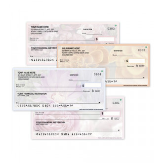 Personal Check - Floral