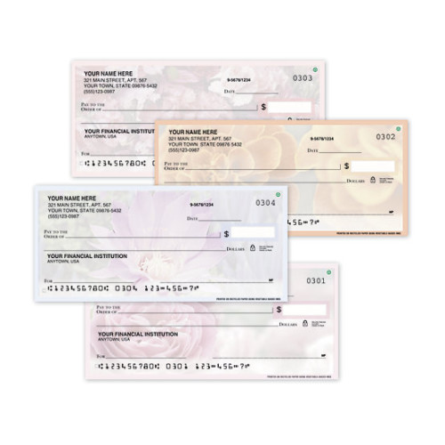 Personal Check - Floral 