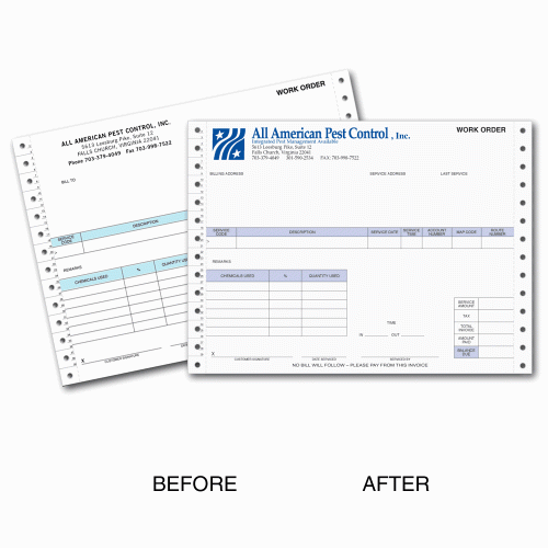 Custom Continuous Forms- Quote
