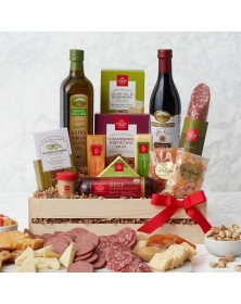 Deluxe Meat & Cheese Gift Crate