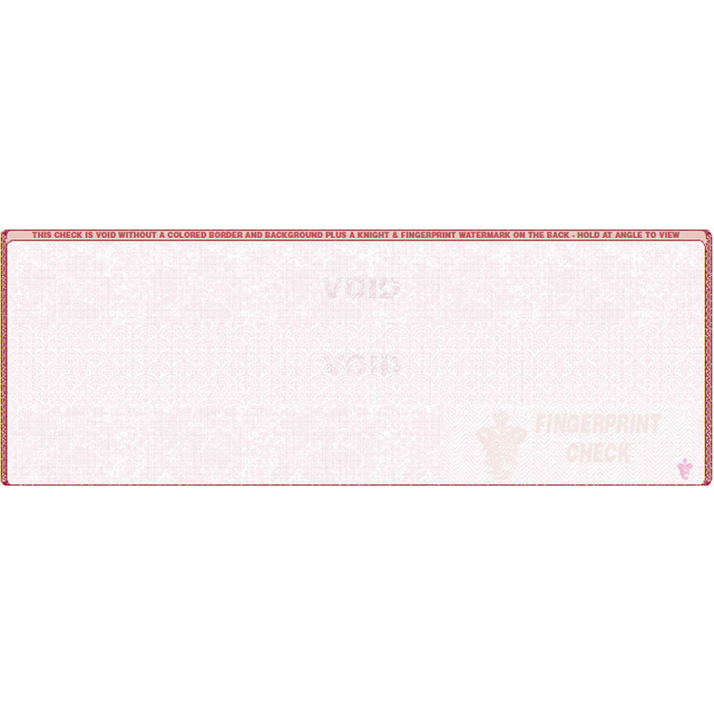 Blank Computer Checks