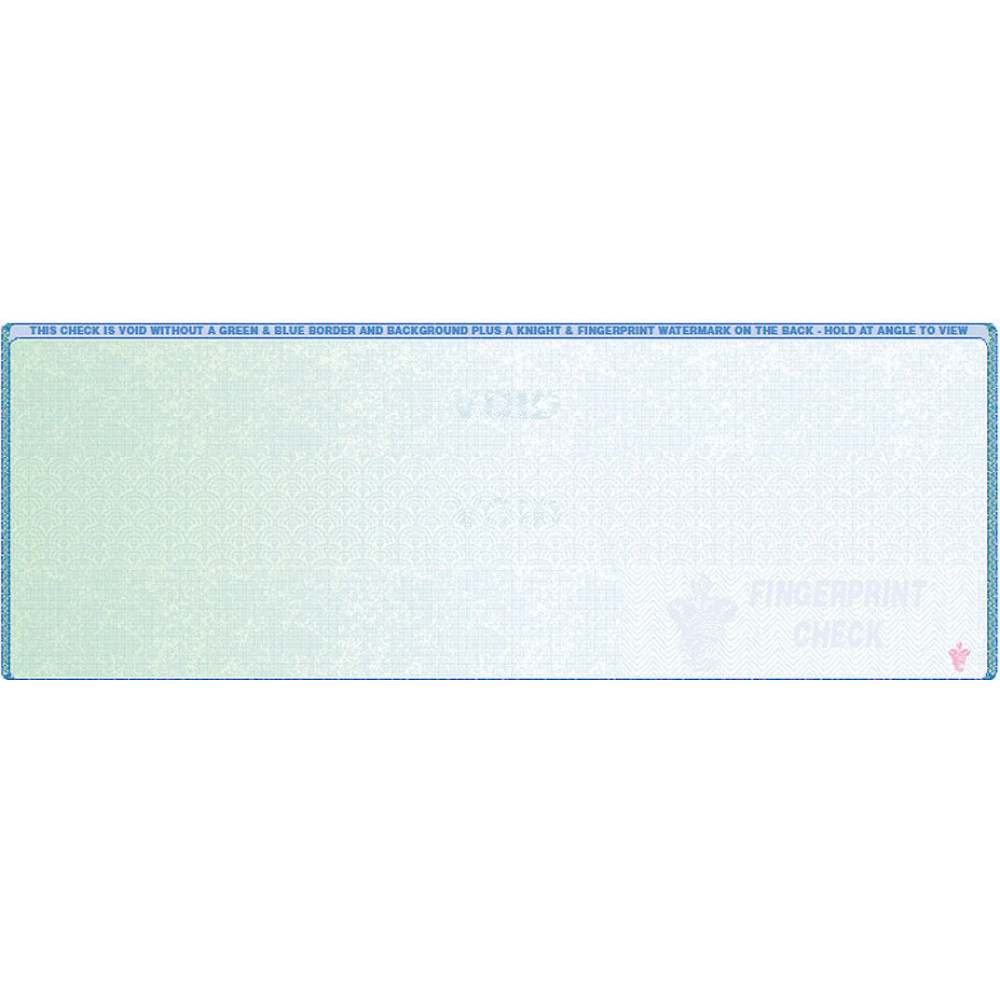 Blank Computer Checks