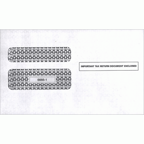 W 2 Double Window Envelope W 2 Double Window Envelope